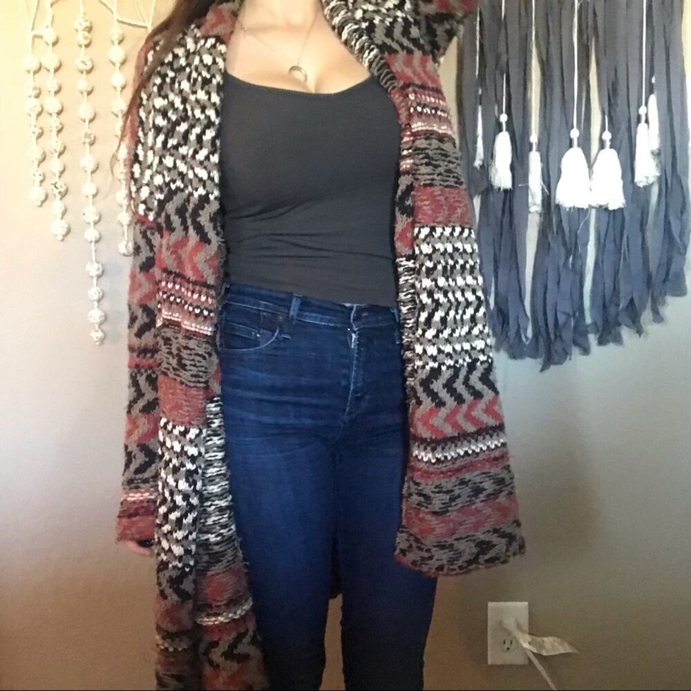 Free People chunky pattern long cardigan - Picture 6 of 8